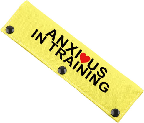 JXGZSO Dog Leash Sleeve - In Training Nervous Anxious - Not Pet Working Dog Leash Wrap (ANXIOUS in TRAIN DLS)