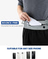 WATERFLY Running Belt Fanny Pack: Runner Marathon Jogging Waist Pack Sport Workout Exercise Fitness Phone Holder Belt for Men Women Jogger Slim Waistband