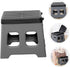 Yardwe Portable Folding Toilet for Outdoor Travel Lightweight Emergency Potty for Camping Hiking and Road Trips Compact