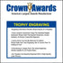 6.5" Crown Awards Goat Dairy Trophy On Round Base