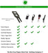 Players Golf Divot Tool - 6 in 1 Multi Purpose Tool with Ball Marker, Bottle Opener, Permanent Marker Pen