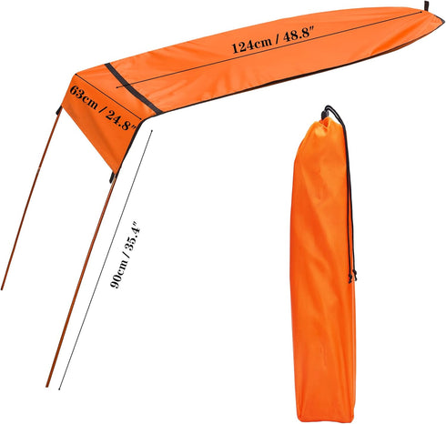 MOPHOEXII Kayak Boat Canoe Canopy, Sunshade for Single Person
