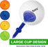 ToVii 3-1/4" Big Cup Plastic Golf Tees, 40 Pack, Excellent Durability and Stability Tees