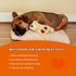 Beverly Shark Puppy Heartbeat Toy - Calming Aid for Puppies, Stuffed Animal Behavioral Training Sleep Aid (Brown-1)