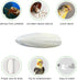 Natural Cuttlebone for Birds with Holder for Bird Cage - 2PCS (3.9-4.5", Parakeets, Canaries, Cockatiels)