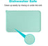 Silicone Waterproof Pet Feeding Mats, Non Slip, Easy Clean Dog Cat Bowl Placemat (18.5" x 11.5") Green