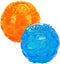ACEONE Dog Squeaky Ball, Indestructible Bouncy Rubber Toy Balls for Small and Large Dogs, Exercise Training Playing