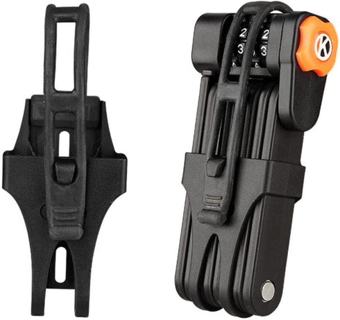 Mountain Bike Code Lock, Folding Bike Lock with 4 Password Anti-Theft, Heavy Duty Security Chain Lock