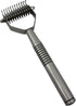 Professional Pet Grooming Undercoat Shedding Dematting Rake - 12 Teeth Wide for Effective Grooming