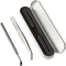 Tick Removal Tool, Tick Remover for Dogs, Pet First Aid Kit Ttwister Tweezers, Dog Hiking Gear (1 Set, Metal Ash)