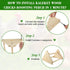 Kalekey 13" Chicken Perch for Coop - Natural Pine Wood Chicken Roosting Perch with Decorative Design, Baby Chick Toys