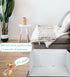 Bencacawinstyle Dog Litter Box with High Walls,Indoor Dog Potty for Small to Medium Dogs,No Spill Pee Pad Holder Tray