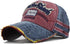 Vintage Baseball Cap - Denim Cotton Frayed Edge Sunhat Adjustable Unisex