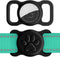 Dynmeow Airtag Dog Collar Holder, Stretchy Silicone Holder for Dog and Cat Collars, Anti-Lost Compatible with 3/4 and 1