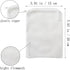 10 Pcs Tanks Filter Media Bags, Reusable Aquarium Filter Bags with Zipper for Activated Carbon, Ceramic Rings