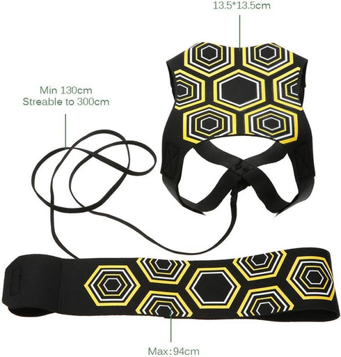Football Kick Trainer, Soccer Training Aids, Hands Free Throw Sole Practice Equipment for Kids