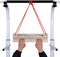 TWO STONES Portable Fingerboard, Rock Climbing Training Boards with Edges and Pockets, Indoor and Outdoor