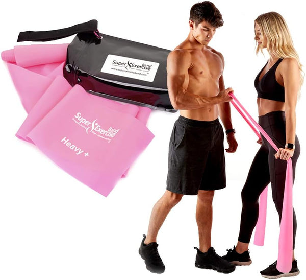 Resistance Bands for Working Out | 7Ft Long Exercise Bands with Carry Pouch and Door Anchor, Latex Free Workout Bands,