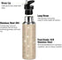 Wassud 22 oz Water Bottle Warm Beige Floral Stainless Steel Sport Water Bottle with Straw Insulated Water Bottles