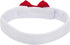 ZTON Handcrafted Adjustable Formal Pet Bowtie Collar Neck Tie for Dogs & Cats (L, Red)