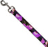 Buckle-Down Pet Leash - Cheshire Cat Tree Poses - 4 Feet Long - 1" Wide