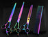 8.0 inch Purple Dragon Dog Hair Cutting, Curved and Thinning Scissors Shear Pet Grooming Tool Kit