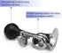 G Ganen Bugle Horn, Chrome Plated with Black Bulb