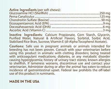 Healthy Breeds Boerboel Z-Flex Minis Hip and Joint Support Soft Chews, 60 Count