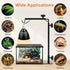 25-37inch EatingBiting Amphibian Reptile Lampshade Lamp Holder Adjustable Extendable Metal Floor Lamp Holder Portable