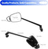 Generic Set, Bicycle Rearview Mirror Wide Vision Lens Handlebar Reflector, Anti Scratch Convex Cycling Safety View