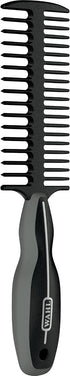 WAHL Professional Animal Mane & Tail Brush - Ergonomic Black Braiding Comb (#858708) for Grooming