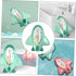 UPKOCH Cartoon Plane Bath Thermometer Safe Portable Water Temperature Measuring Tool Green for Bathtubs Pools and Fish