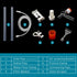 PULACO Quick Water Changer Aquarium Gravel Cleaner, Fish Tank Sand Cleaner Kit with Free Brush and Air-Pressing Button