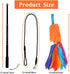 ASOCEA Dog Tug Toy with Flirt Pole,Aggressive Chewers Dog Squeaky Bungee Rope Toy Chase Pull Tug of War Lure Toy with Teaser Wand for Small Medium Large Dogs Puppy Outdoor Exercise & Training …