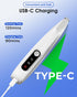Upgraded Dog Paw Trimmer with LED Light, 9 mm Mini Blade, Smart Display, Type-C Rechargeable Pet Clippers for Small