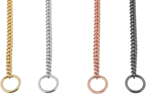 Alvalley Show Collar for Dogs, Slip Curve, Thickness 1.4 mm, 22 in