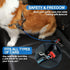 24 inch/60 CM) Dog Seat Belt Harness for Car,Dog Seatbelt of Coated Wire Leash Safety Restraint,No Chew Tether Cable