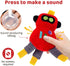 Interactive Robot Squeaky Plush Toy for Small to Medium Dogs