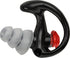 EP4 SureFire Sonic Defenders Plus Filtered Earplugs, Triple flanged Design, Reusable, Black, Medium