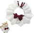 Hikiwin Elegant Lace Cat Collar with Cute Bow,Cat Collar with Bow Tie,Pet Lace