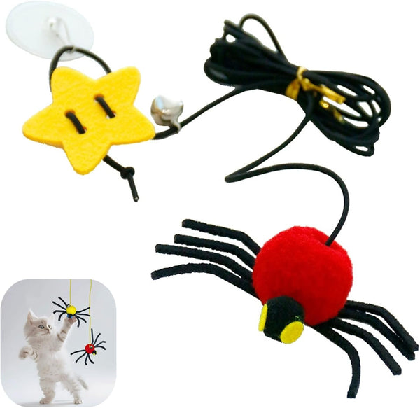 Tsuchbis 1 Pack Hanging Cat Catnip Ball Toys Reliable Door Hanging Cats Toy