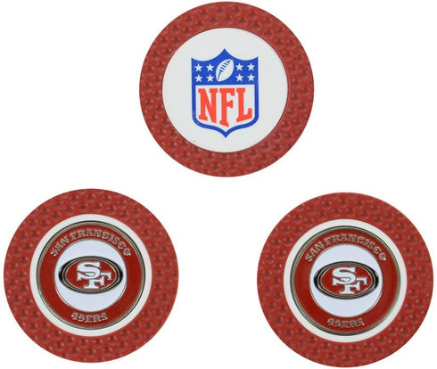Team Golf NFL Poker Chip Size with Pop Out Smaller Double-Sided Enamel Markers