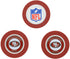 Team Golf NFL Poker Chip Size with Pop Out Smaller Double-Sided Enamel Markers
