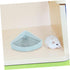 Chinchillas Triangle Ceramic Rabbit Litter Box Non-Slip Base for Guinea Pigs and Small Pets Easy-Clean Potty Training