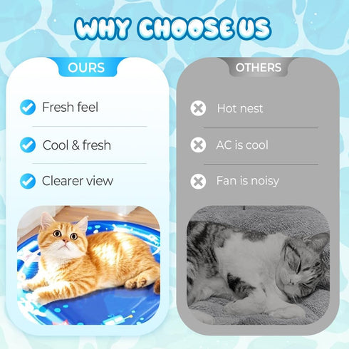 2025 New Pet Water Bed with Repair Kit, Thickened Water Sensor Play Mat for Cats Dog, Cat Water Mat, Dog Water Mat