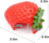 DQITJ 1 Pack Hermit Crab Hiding House Cute Strawberry Shape Rest Hideout Climbing Cave Habitat Decoration for Hermit