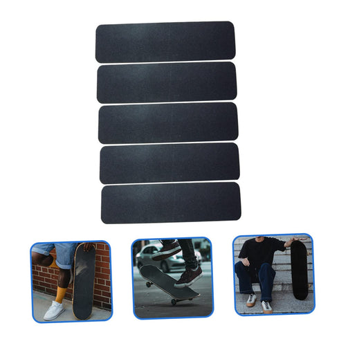 5pcs Yardwe Non Slip Grip Tape for Skateboards and Fingerboards Easy to Cut and Apply and Tear Resistant for Daily Use