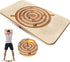 Yes4All 350LBS Professional Wooden Balance Board, Anti-Slip Wobble Board for Leg Workout