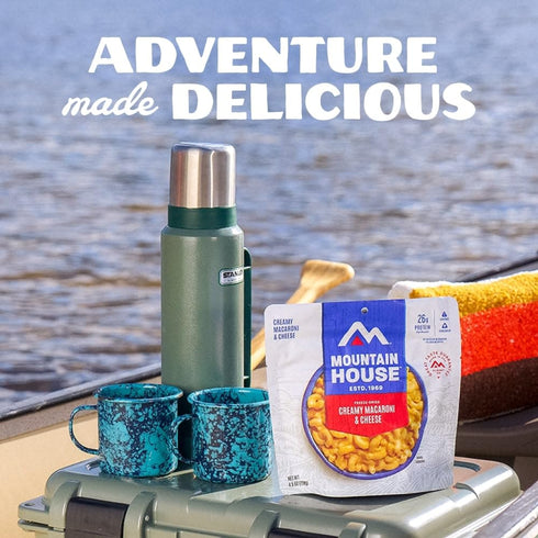 Mountain House Creamy Macaroni & Cheese, Freeze Dried Backpacking & Camping Food, 2 Servings