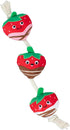 Fringe Studio Plush Dog Toy with Rope, Covered with Love, Petshop Collection